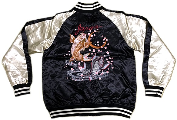 мужской бомбер с вышивкой, Япония