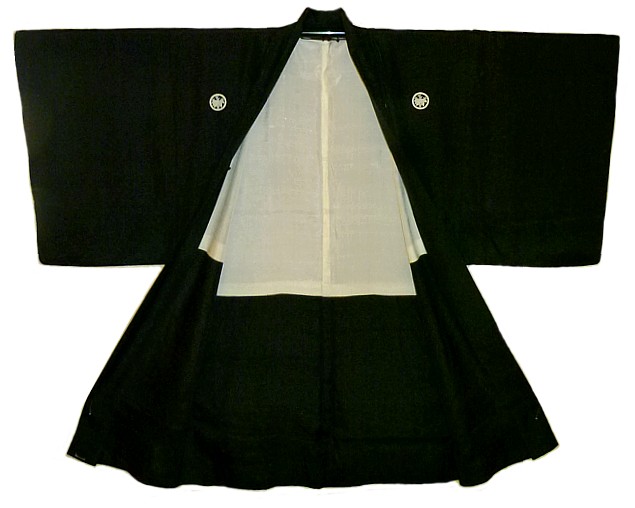 японское традиционное мужское шелковое хаори, 1950-е гг.
