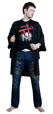 японское мужское хаори, шелк, 1940-е гг.