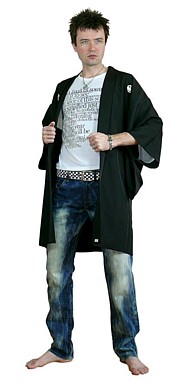 японское мужское хаори, шелк, 1960-е гг.