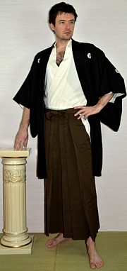 японское мужское хаори, шелк, 1960-е гг.