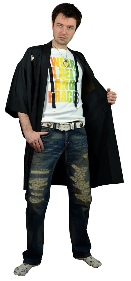 японская традиционная мужская одежда хаори, 1930-е гг.