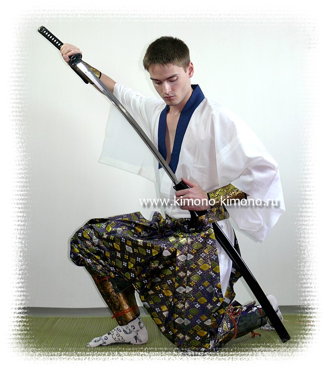 хакама из парчи