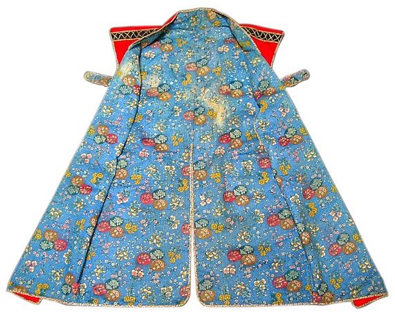 одежда самурая: антикварное дзимбаори, конец 18 в. шерсть, парча, вышивка