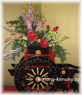 цветочная повозка